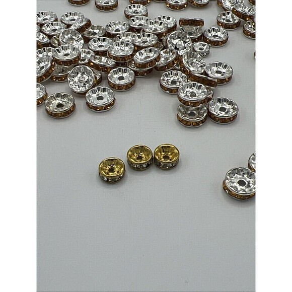 Bracelet Bead Spacers Large Lot - Picture 3 of 4